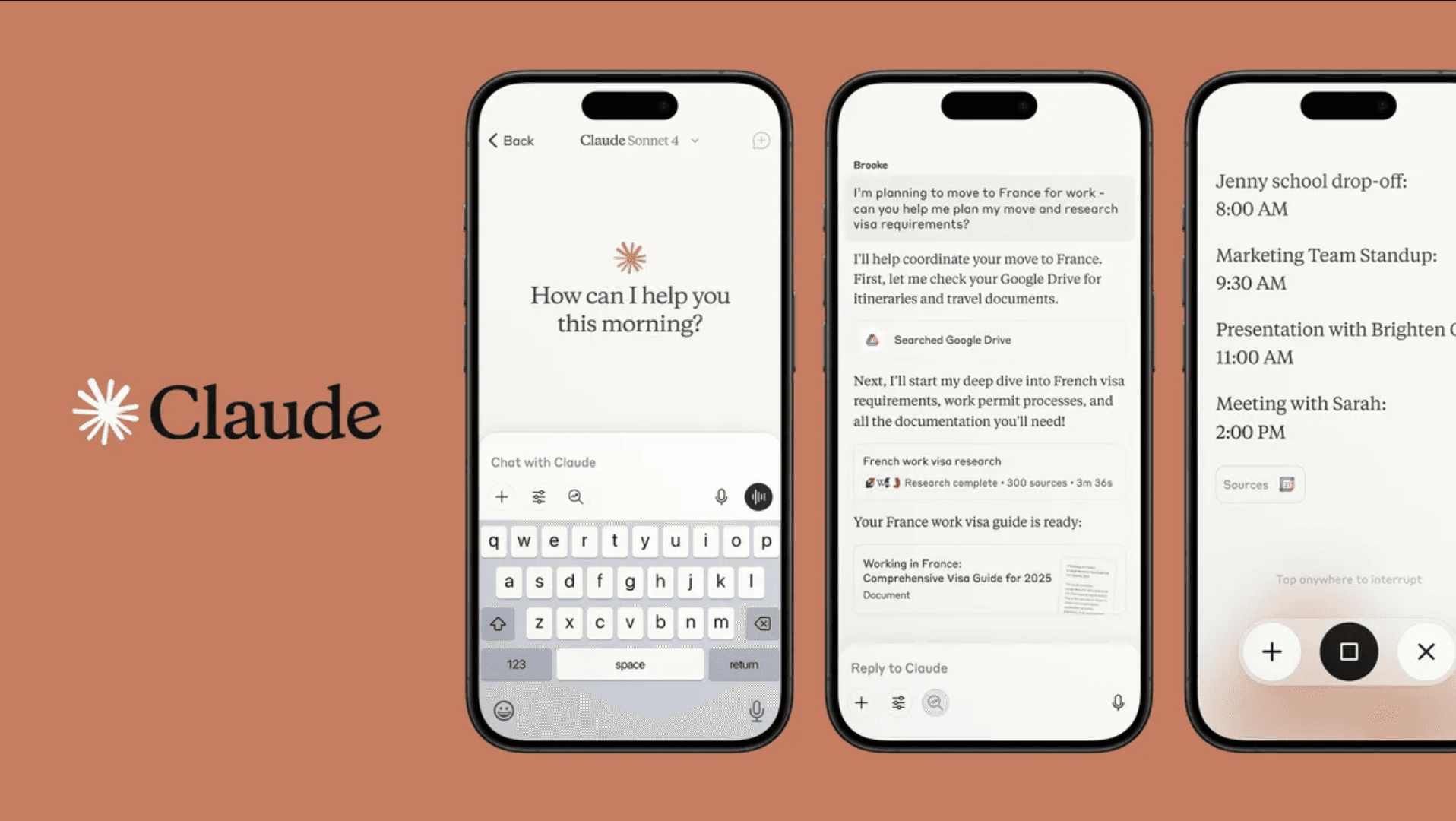 Claude homepage, a general-purpose AI assistant strong at tone and narrative for long-form